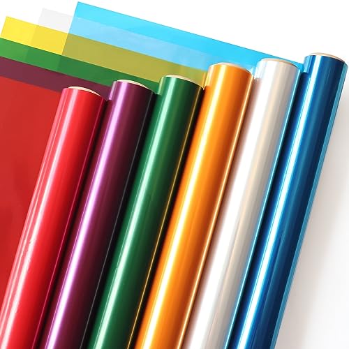 Transparent Colored Cellophane Wrap Roll (278.8 Sq Ft)
