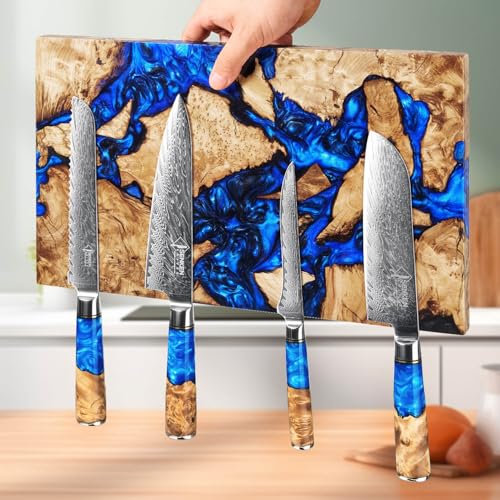 SENKEN "Dark Tsunami" Extra Large Magnetic Knife Block (16 Count)