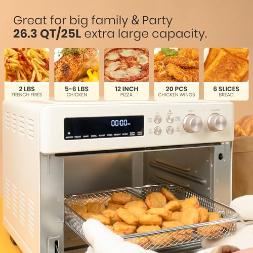 Retro 26.3 QT Infrared Heating Air Fryer Toaster Oven