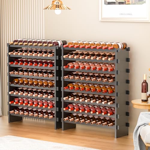 Bamboo Stackable Wine Rack