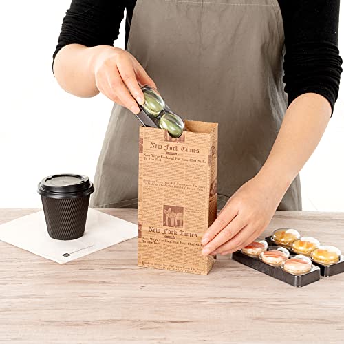 Bag Tek 2 Lb Disposable Lunch Bags 100 Sturdy Take Out Bags (100 Count)
