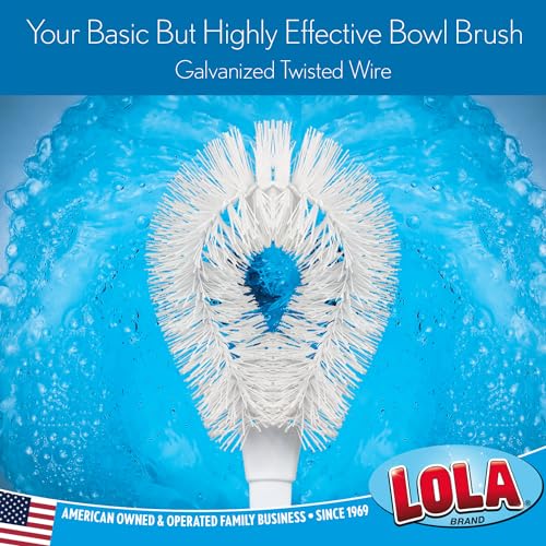 Toilet Bowl Brush Curved Head (3 Count)
