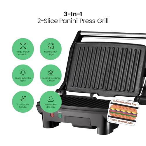 Electric Panini Press Grill