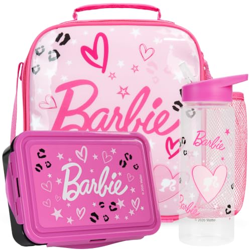 Barbie Girls Lunch Box 3Pc Set (3 Count)