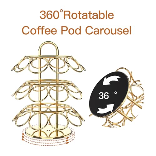Rotating Coffee Pod Holder for Keurig Pods