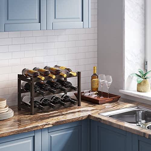 Bamboo Wine Rack Storage