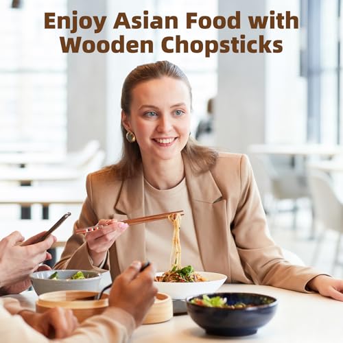 Handmade Japanese Chopsticks Reusable Natural Wooden Chopstick with Box