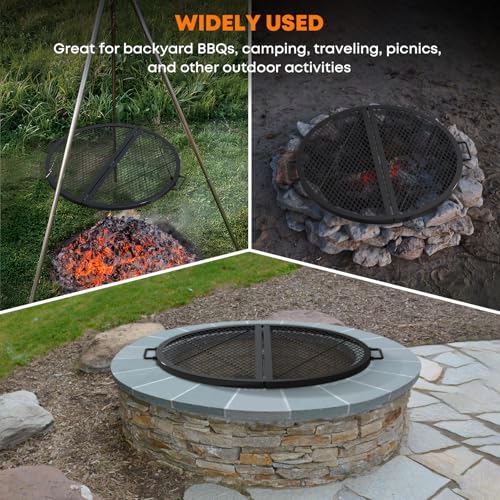 X Marks Fire Pit Grill Grate