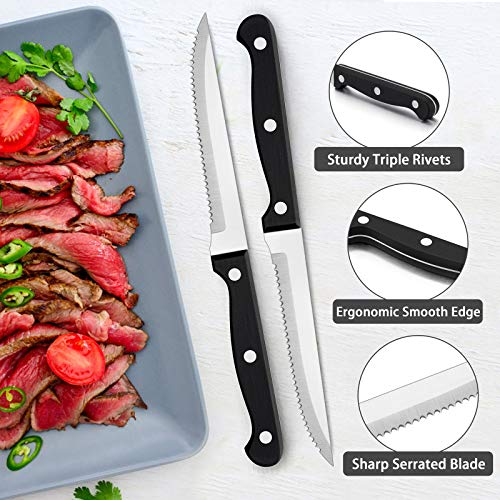 29 Piece Silverware Flatware Set for 4