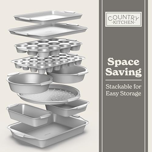 Nonstick Stackable Bakeware Set