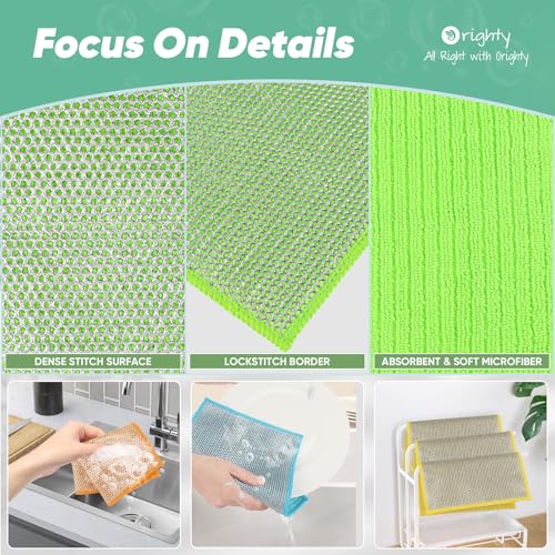 Dish Cloths 12 Pack Double (12 Count)