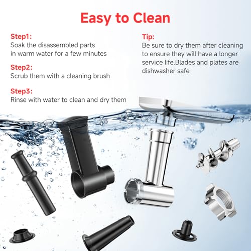 Multifunctional Digital Meat Grinder Electric 3000W Max