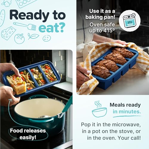 2 Tbsp Silicone Freezer Mold with Lid