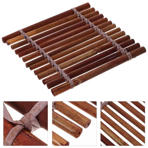 Bamboo Sashimi Plate Decor Japanese Sushi Ornament for Sashimi Serving Plate Natural Material Seafood Platter Prop for Home Restaurant Hotel Food Presentation
