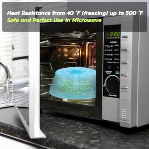 Microwave Cover For Food Silicone Microwave Splatter Cover Dishwasher Safe Dish Covers for Microwave Microwave Food Covers Splatter Guard