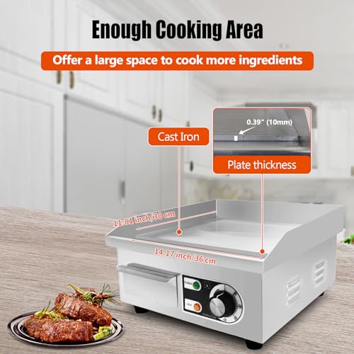 14" Commercial Electric Griddle