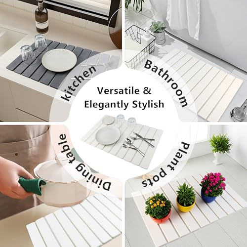 Large Stone Diatomaceous Dish Drying Mat