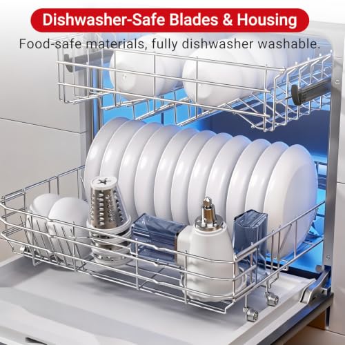 Updated Cheese Grater Slicer Shredder Attachment for KitchenAid Stand Mixers