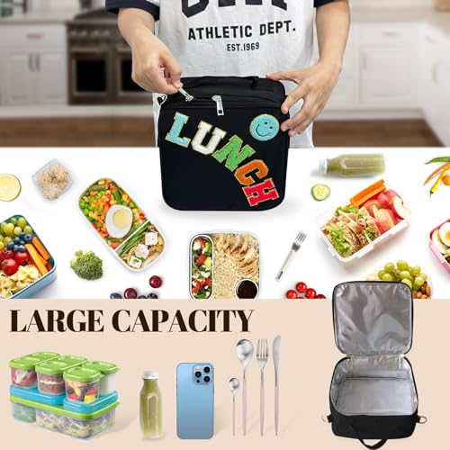 Insulated Lunch Bag With Adjustable Shoulder Strap