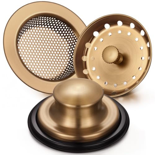 3 Pcs Sink Plug Stopper Disposal Drain Strainer (3 Count)