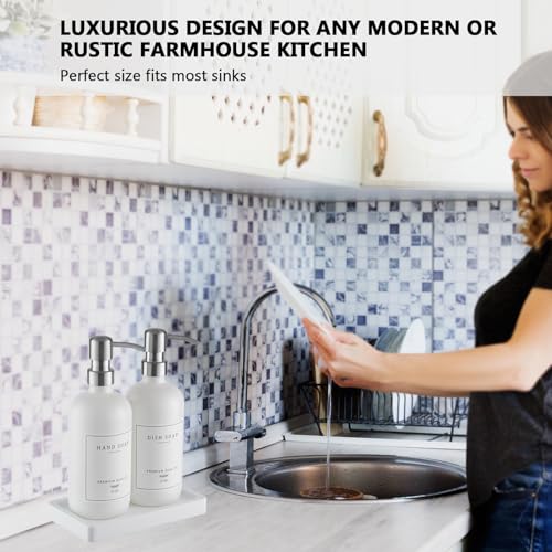 Thick Glass Soap Dispenser (2 Count)