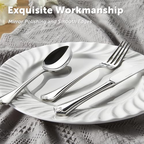 60 Pcs Silverware Set (60 Count)