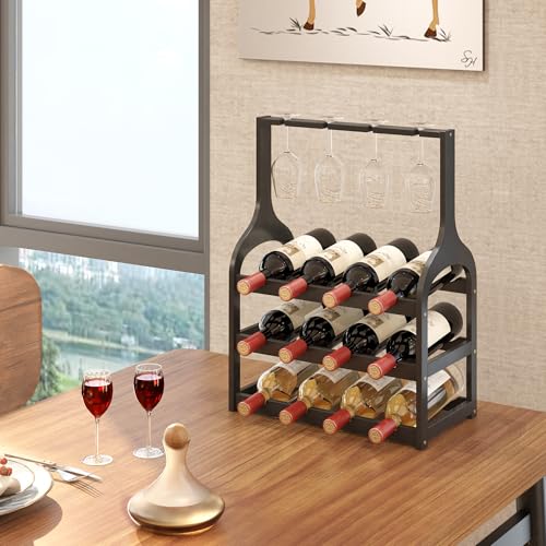 Bamboo Wine Rack Countertop
