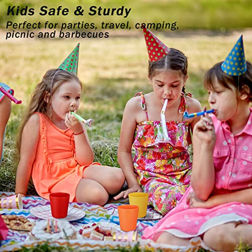 36 Pcs Kids Plastic Cups 8 oz Drinking Toddler Cups