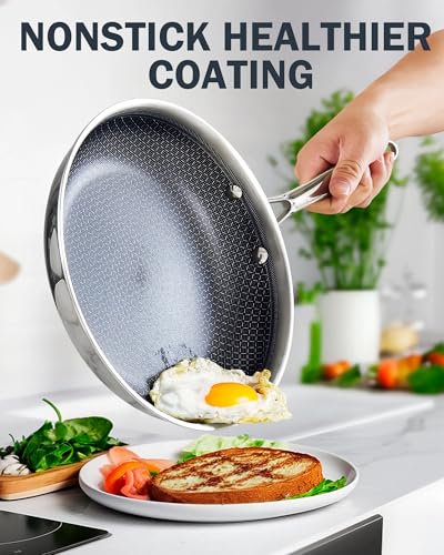 Hybrid Mutli Ply Clad 10.5 and 12 Inch Nonstick Frying Pan (2 Count)