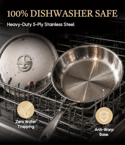 12 Inch 316 Stainless Steel Frying Pan with Lid
