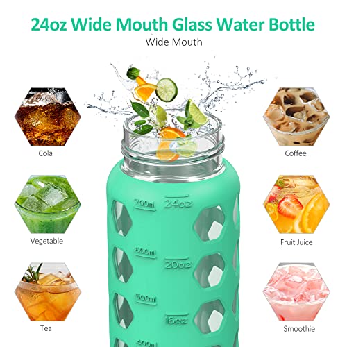 24oz Glass Water Bottle