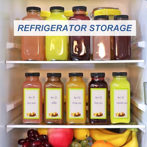12PCS Juicing Bottles Reusable Glass (12 Count)