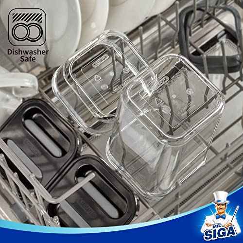 4 Pack Airtight Food Storage Container Set for Pantry Organization (4 Count)