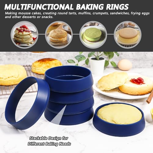 4 Inch Round English Muffin Rings