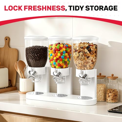 Triple Cereal Dispenser Countertop 2L