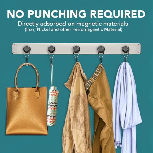 Magnetic Hooks Magnet Hook for Cruise Cabins Fridge 120LBS 6Pack (6 Count)