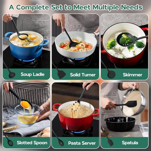 Silicone Cooking Utensils Set
