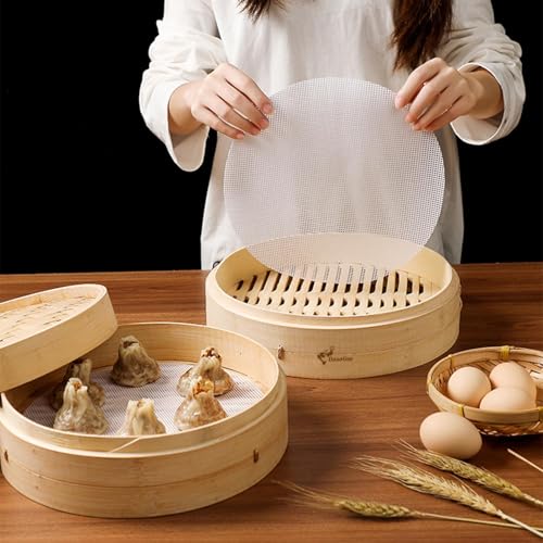 Bamboo Steamer Silicone Liners 10 (6 Count)