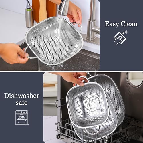 Stainless Steel Colander Set of 3 (3 Count)