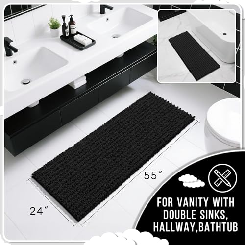 Bathroom Runner Rug 55x24 Inch (9.1833 Sq Ft)