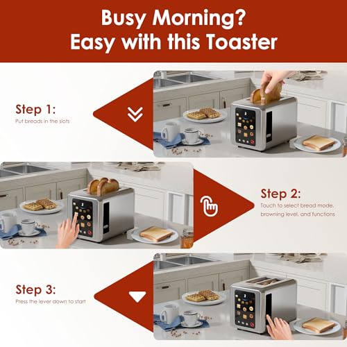 Full Touch Screen Toaster 2 Slice