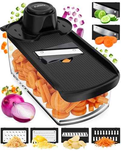 Pro Mandoline Vegetable Slicer & Grater with Container