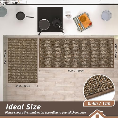 Kitchen Rugs and Mats 2PCS Non
