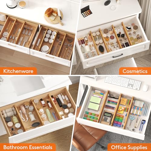 4" High Dresser Drawer Dividers (8 Count)