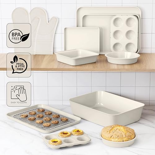 Nonstick Stackable Bakeware Set