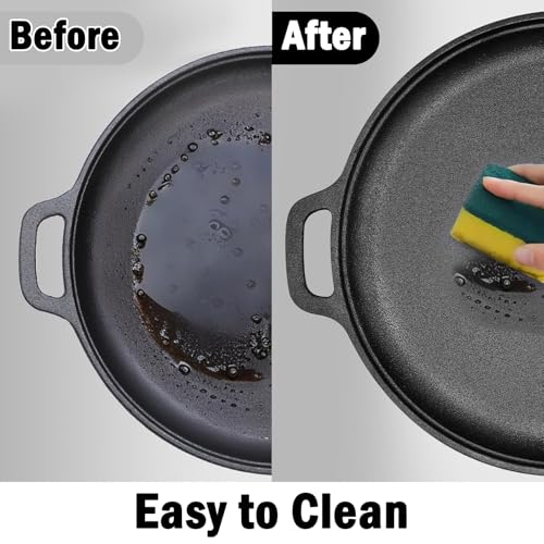 13.8 Inch Cast Iron Pizza Pan