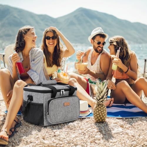 Medium Lunch Bag Insulated Lunch Box Soft Cooler Cooling Tote for Adult Men Women