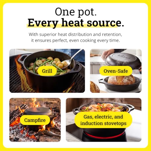Cast Iron Dutch Oven with Loop Handle