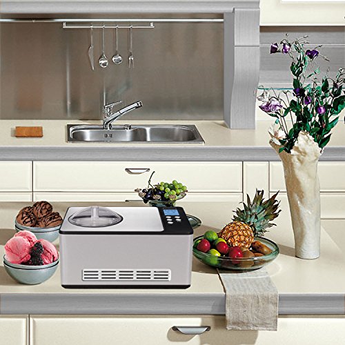 Ice Cream Maker Machine & Yogurt Automatic 2 Qt. with Built