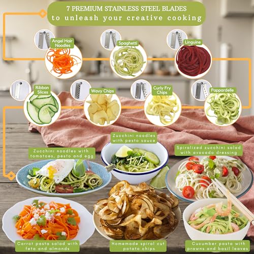 7 Blade Vegetable Spiralizer